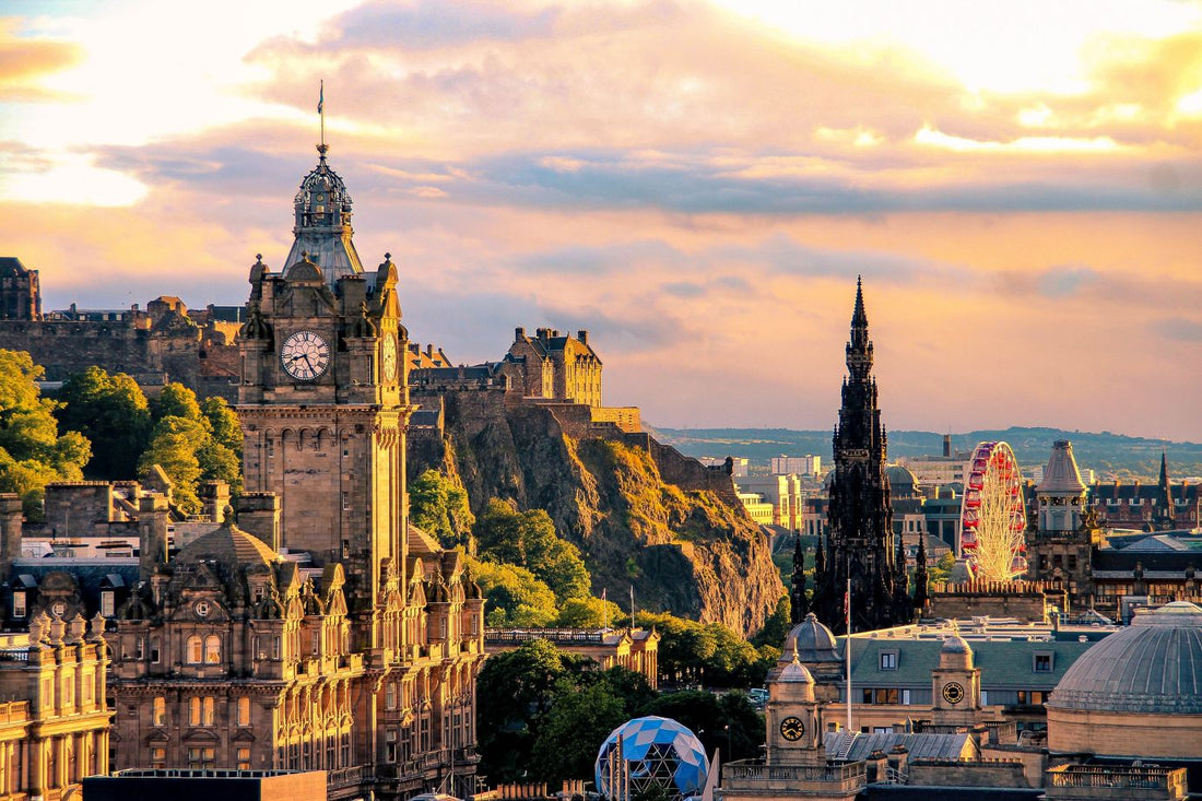 Edinburgh skyline seen from Calton Hill