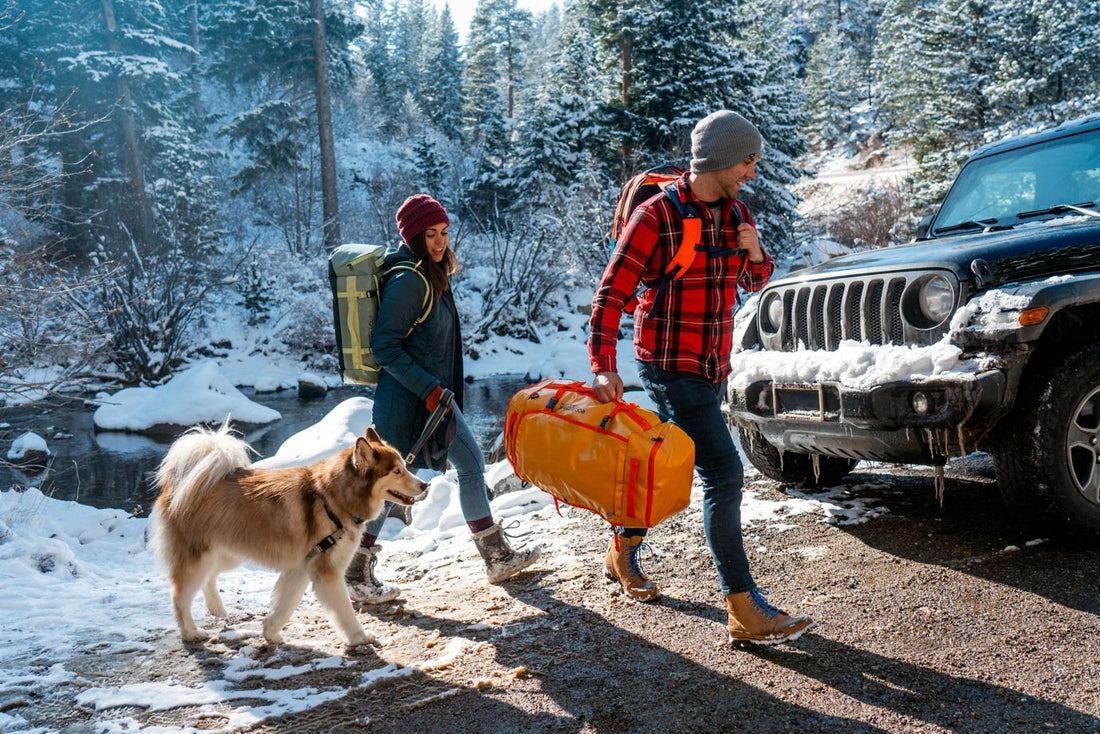 Carrying Duffels in snow