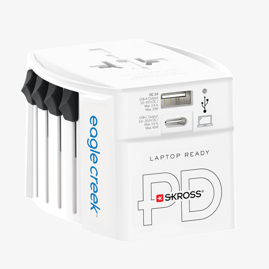 White Universal Travel Adapter