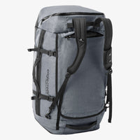Grey Duffel Bag with Backpack Straps