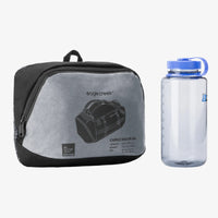 Grey Backpack Duffel Bag Combo