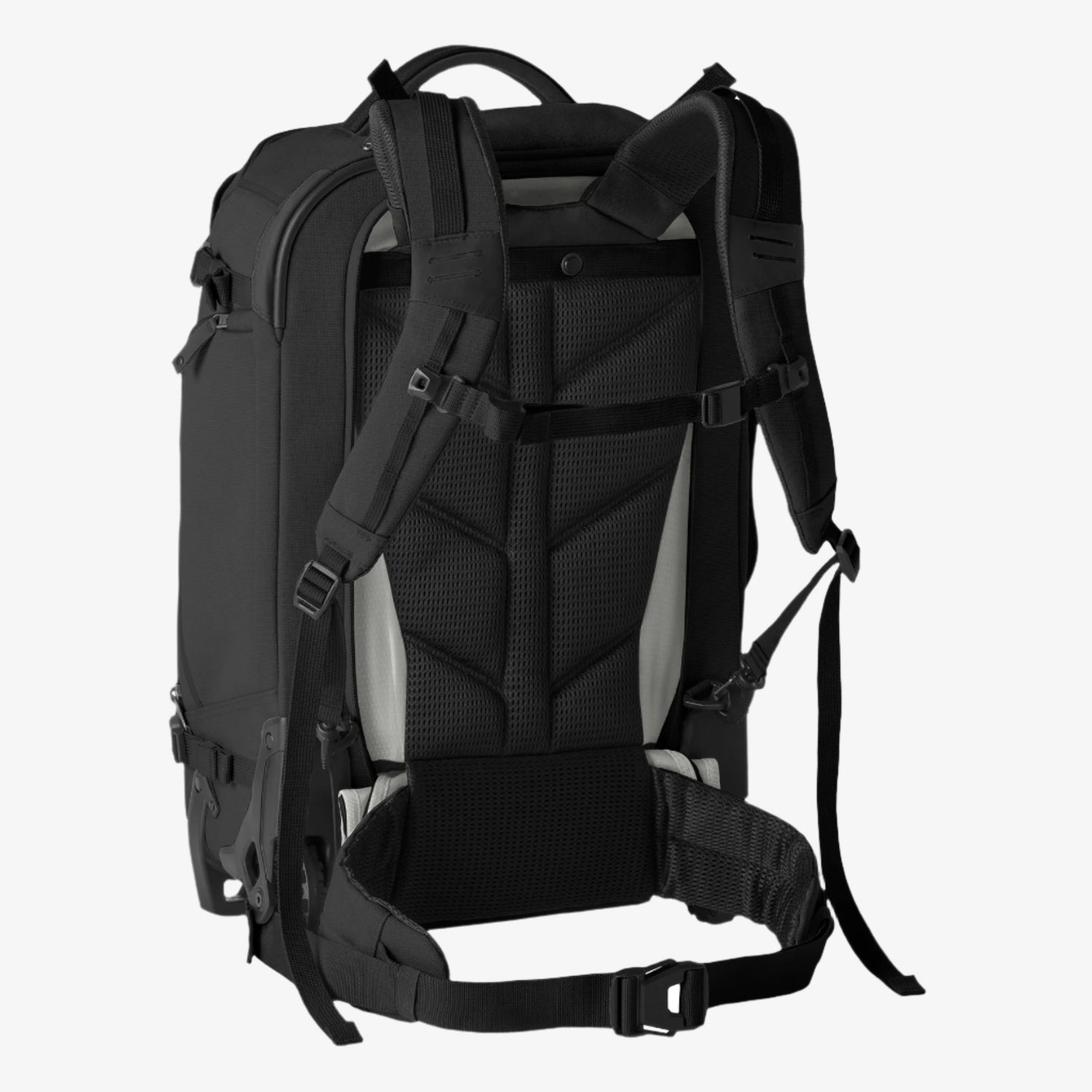 Black Convertible Luggage with Wheels