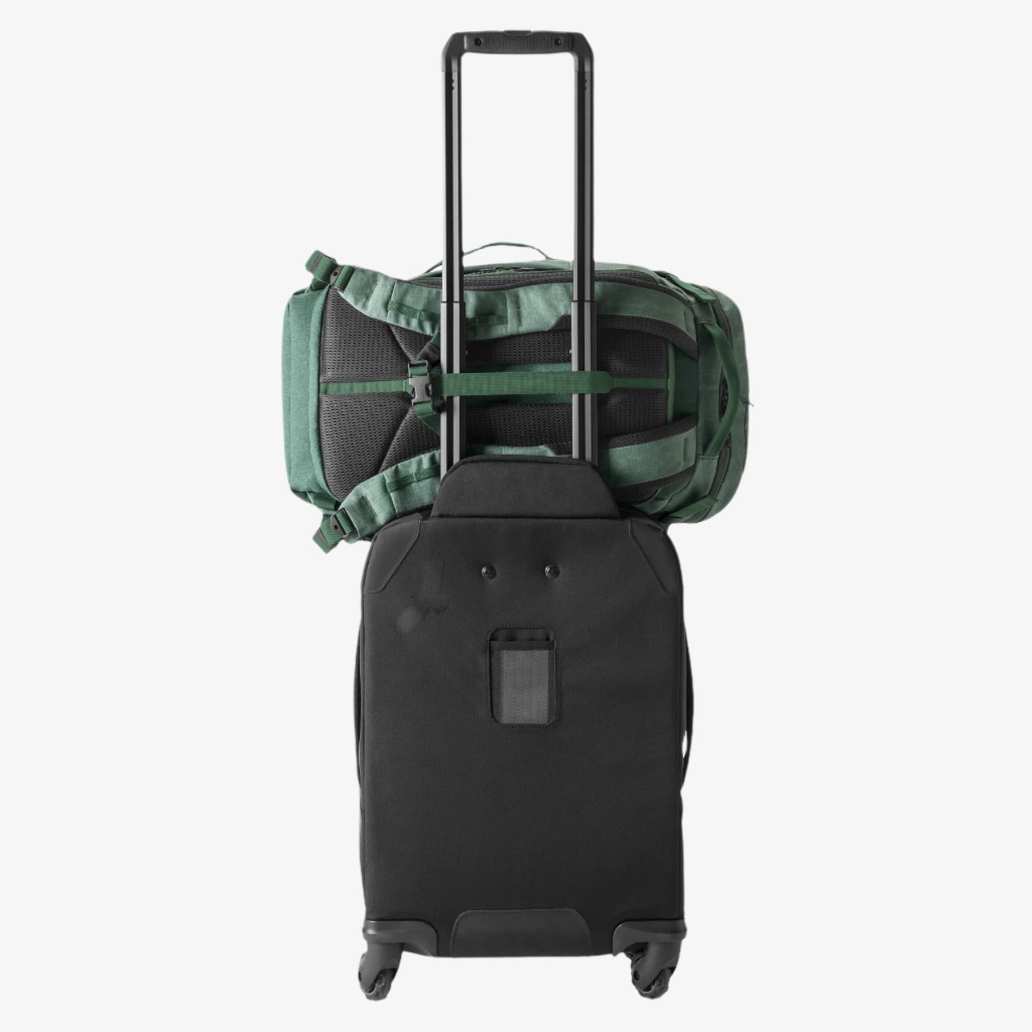 Trolley Sleeve Detail on Rolling Luggage