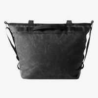 Black Tote Bag Trolley Sleeve Detail