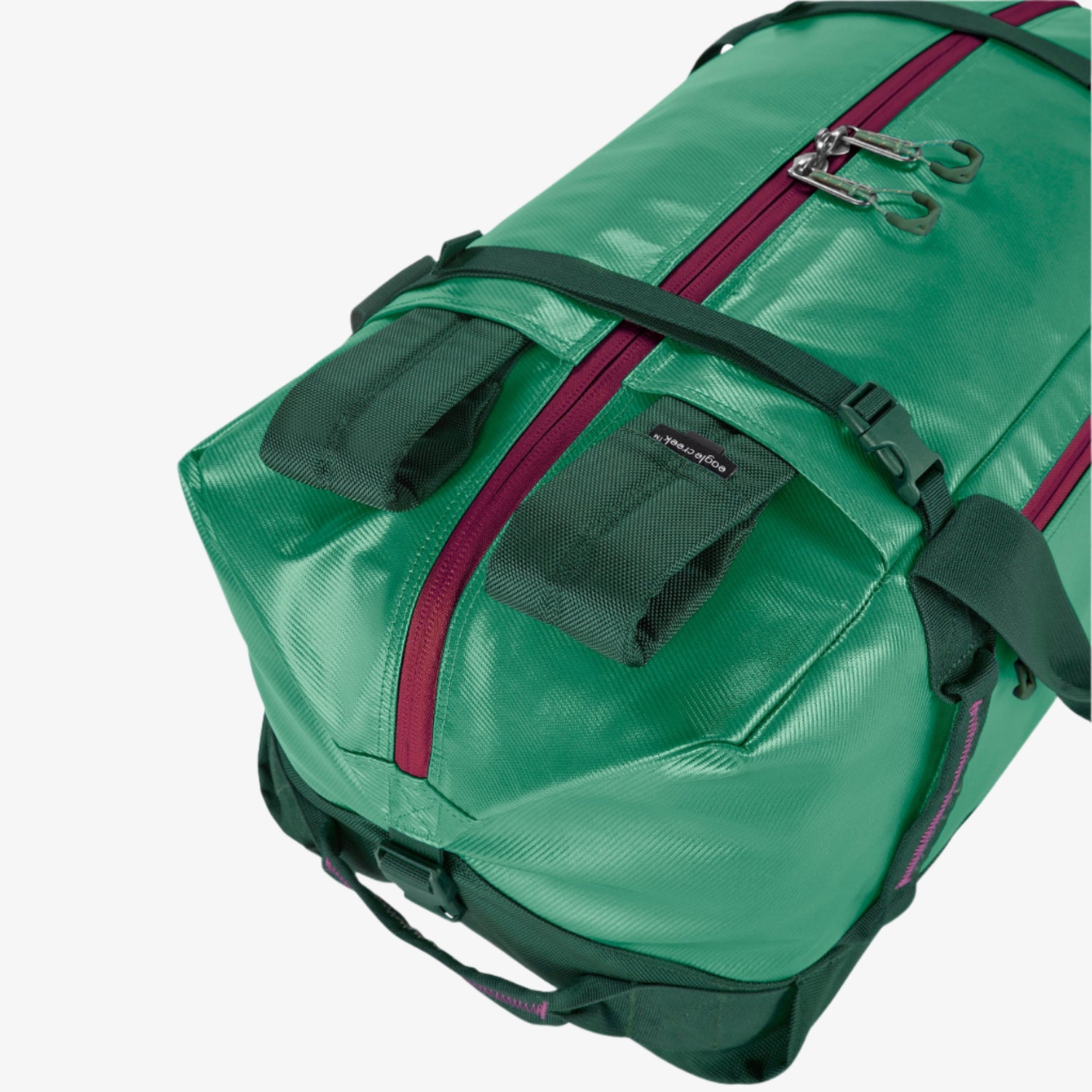 Green Backpack and Duffel Bag