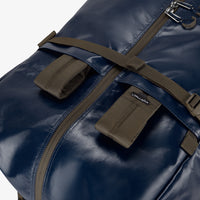 Blue Duffel Bag on Wheels