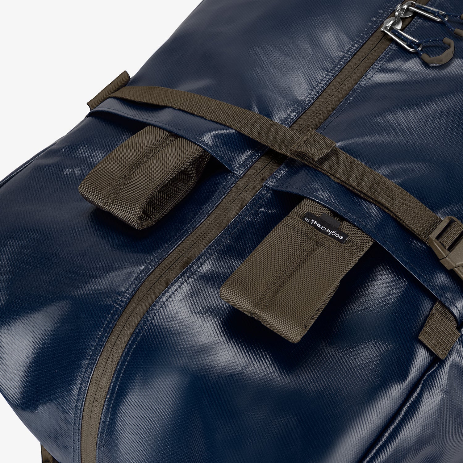 Blue Duffel Bag on Wheels