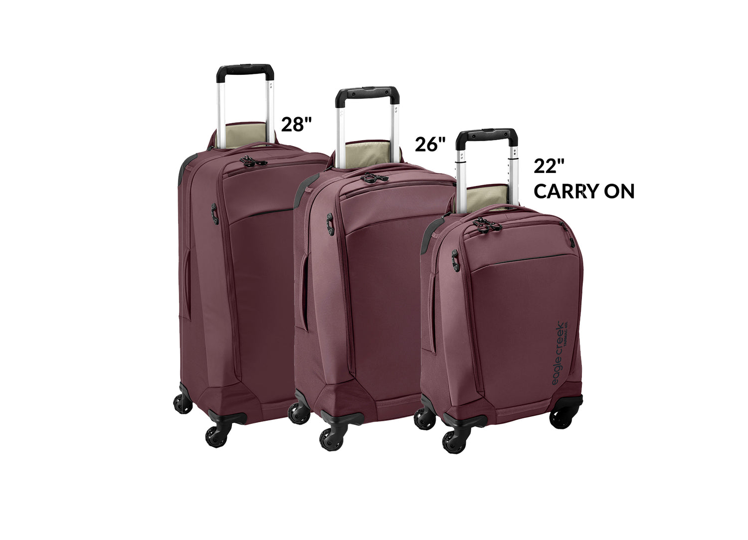 Black 26 Inch Spinner Luggage