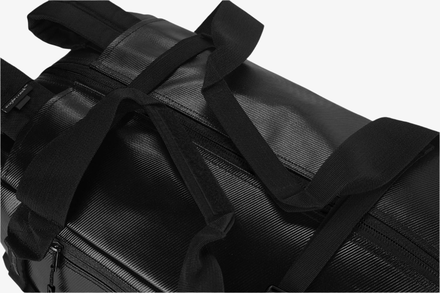 Black Duffel Bag on Wheels