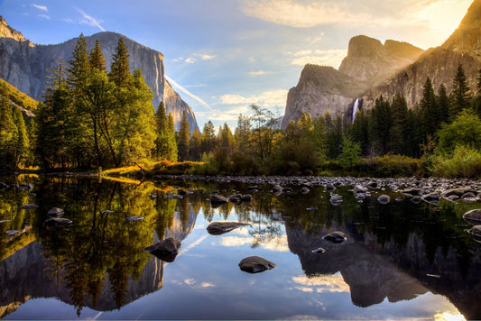 Sunrise on Yosemite Valley