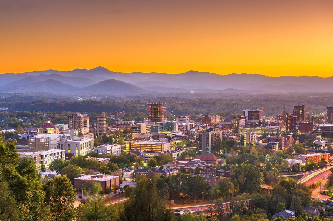 Asheville, NC at Dusk