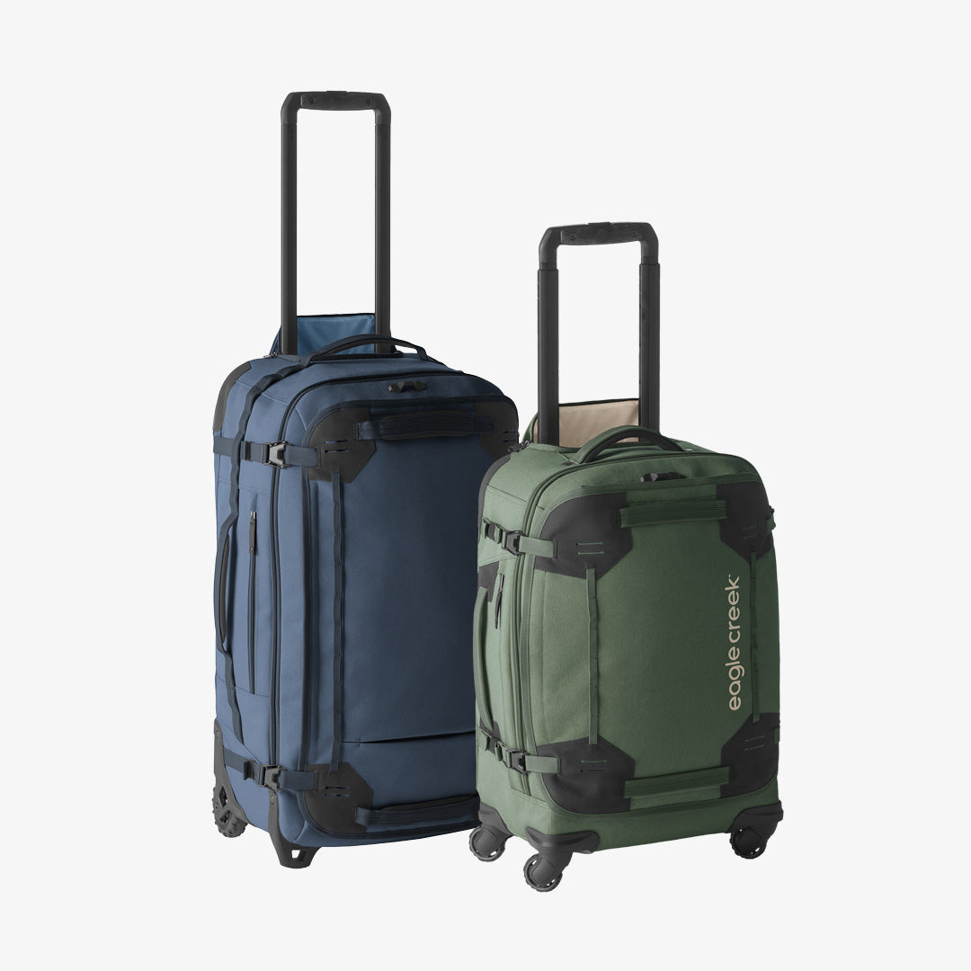 Green Carry On Blue Large Luggage Set Eagle Creek
