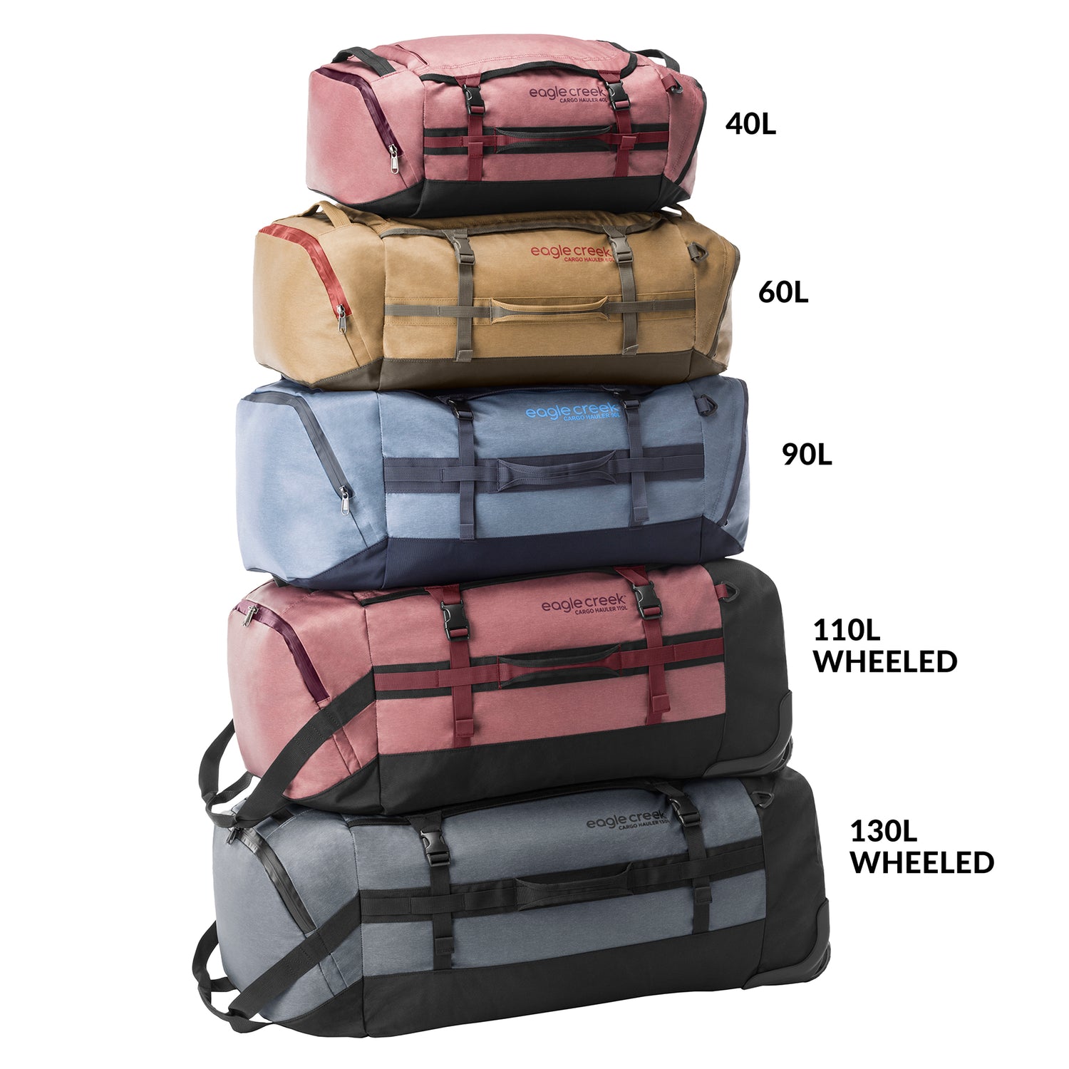 Cargo Hauler 110L Wheeled Duffel Bag - Currant Wheeled Duffel Bag View 