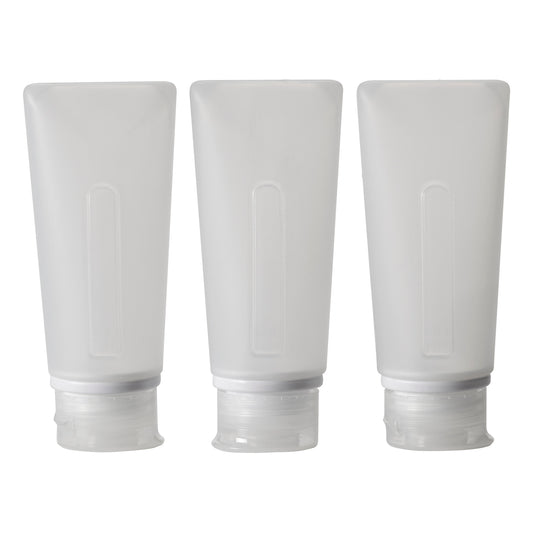 Silicone Bottle Set - CLEAR