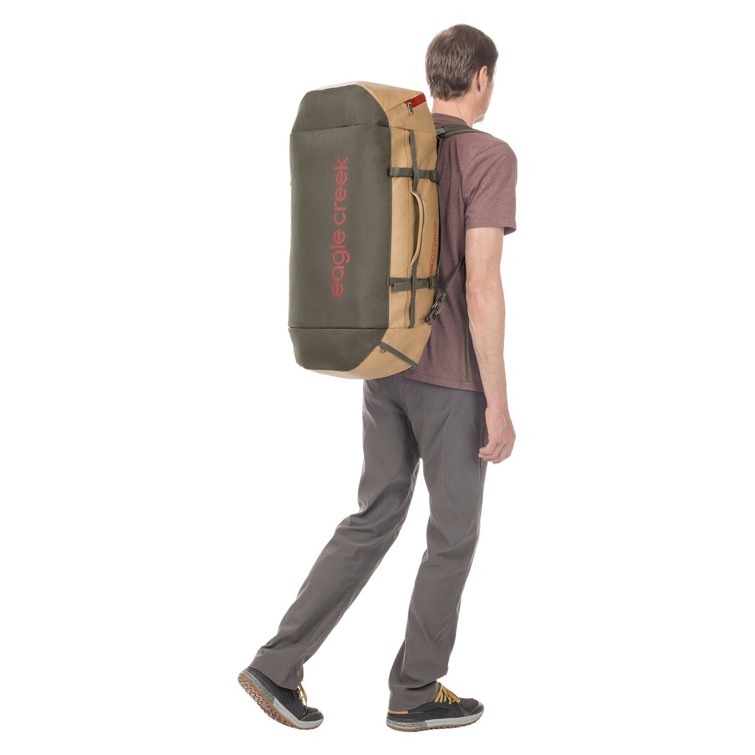 Cargo Hauler 60L Duffel Bag - Backpack Carry Detail View 