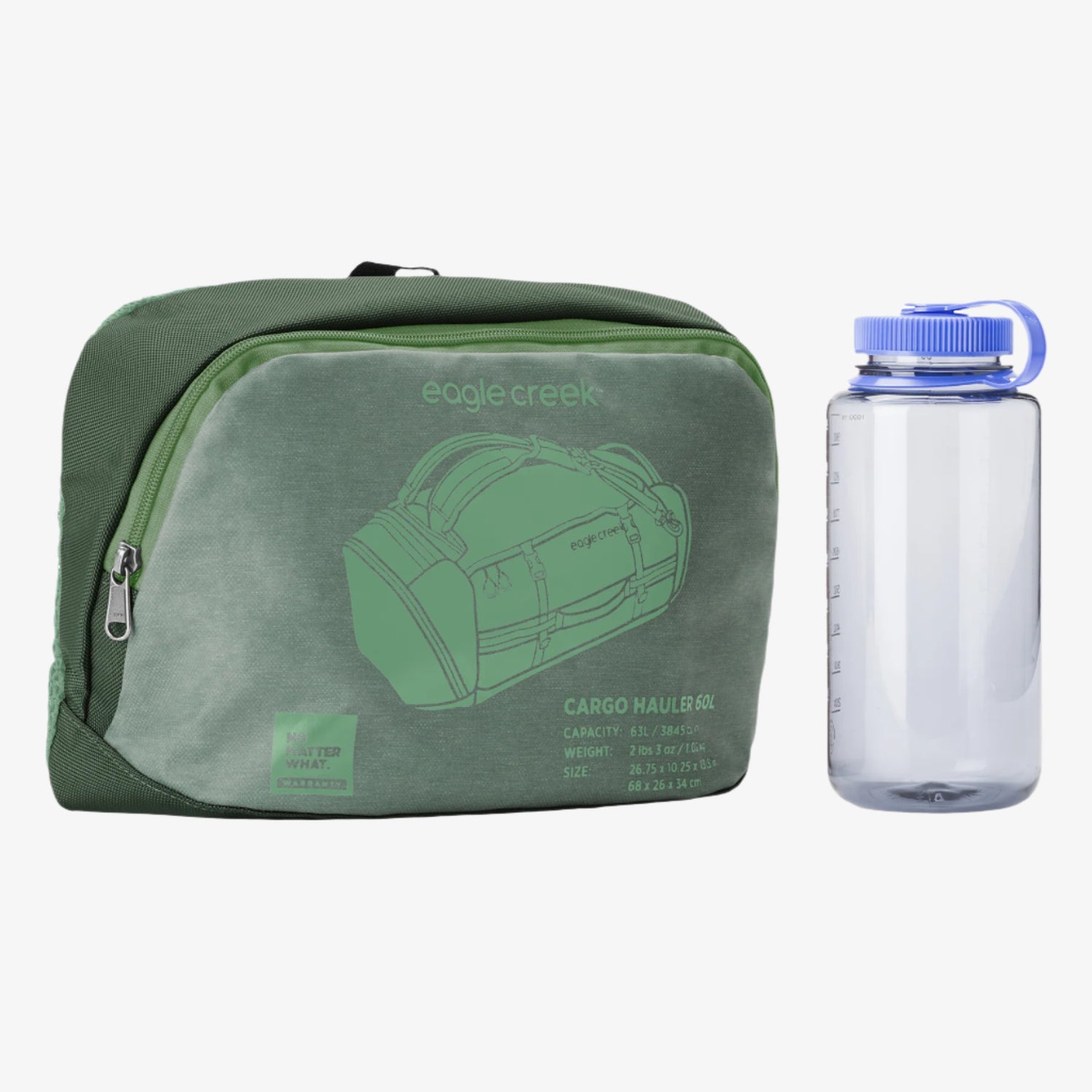 Green Duffel Bag Backpack Combo Eagle Creek
