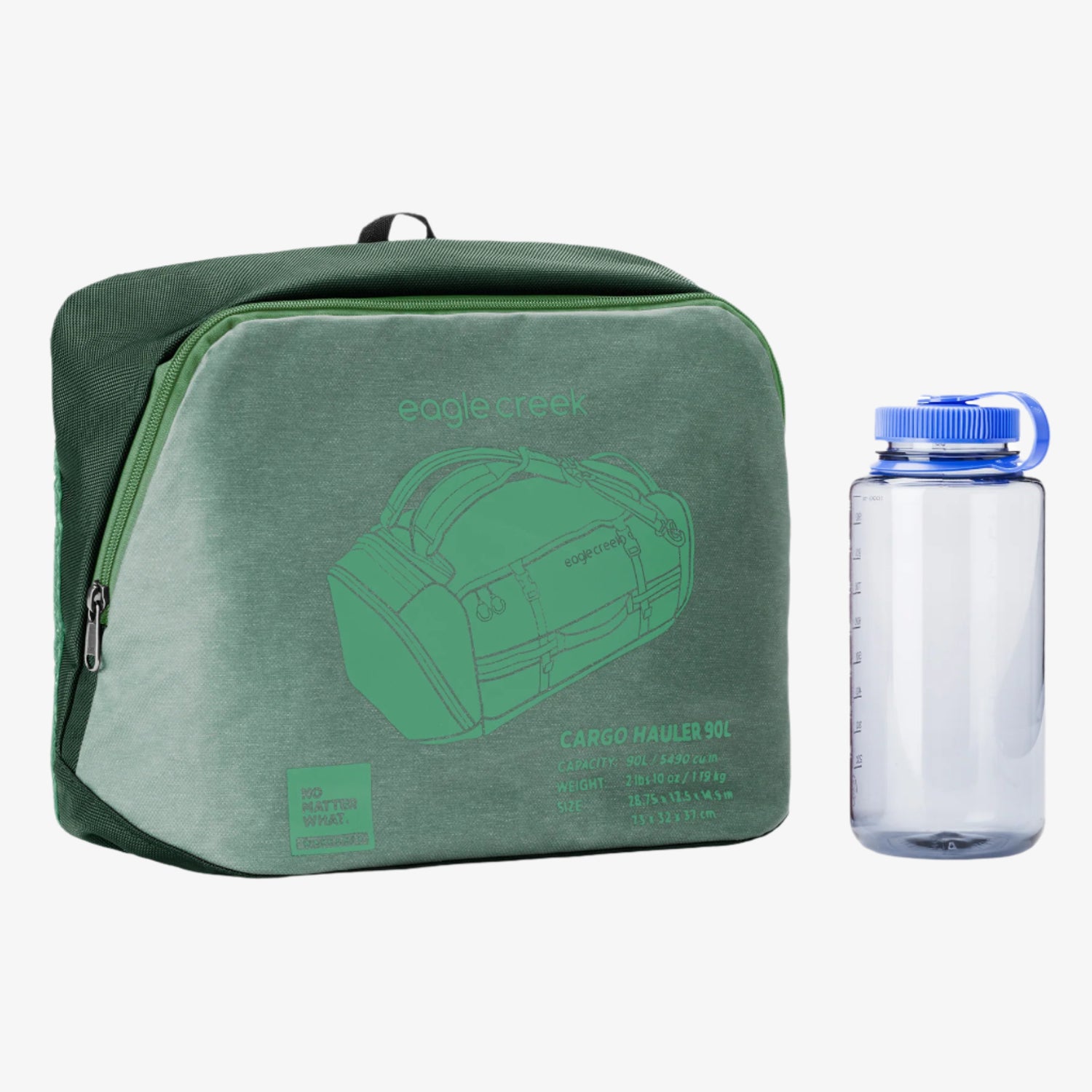 Green Duffel Bag Backpack Combo Eagle Creek