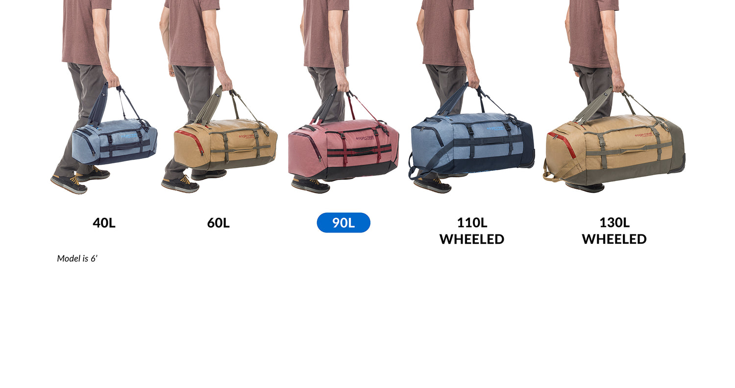 Orange Convertible Duffel Bag