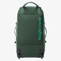 Green Duffel Bag on Wheels