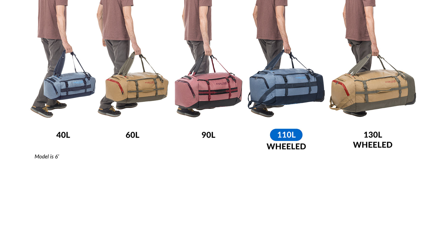 Green Wheels for Duffel Bag Eagle Creek