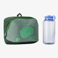 Green Backpack Duffel Bag Combo