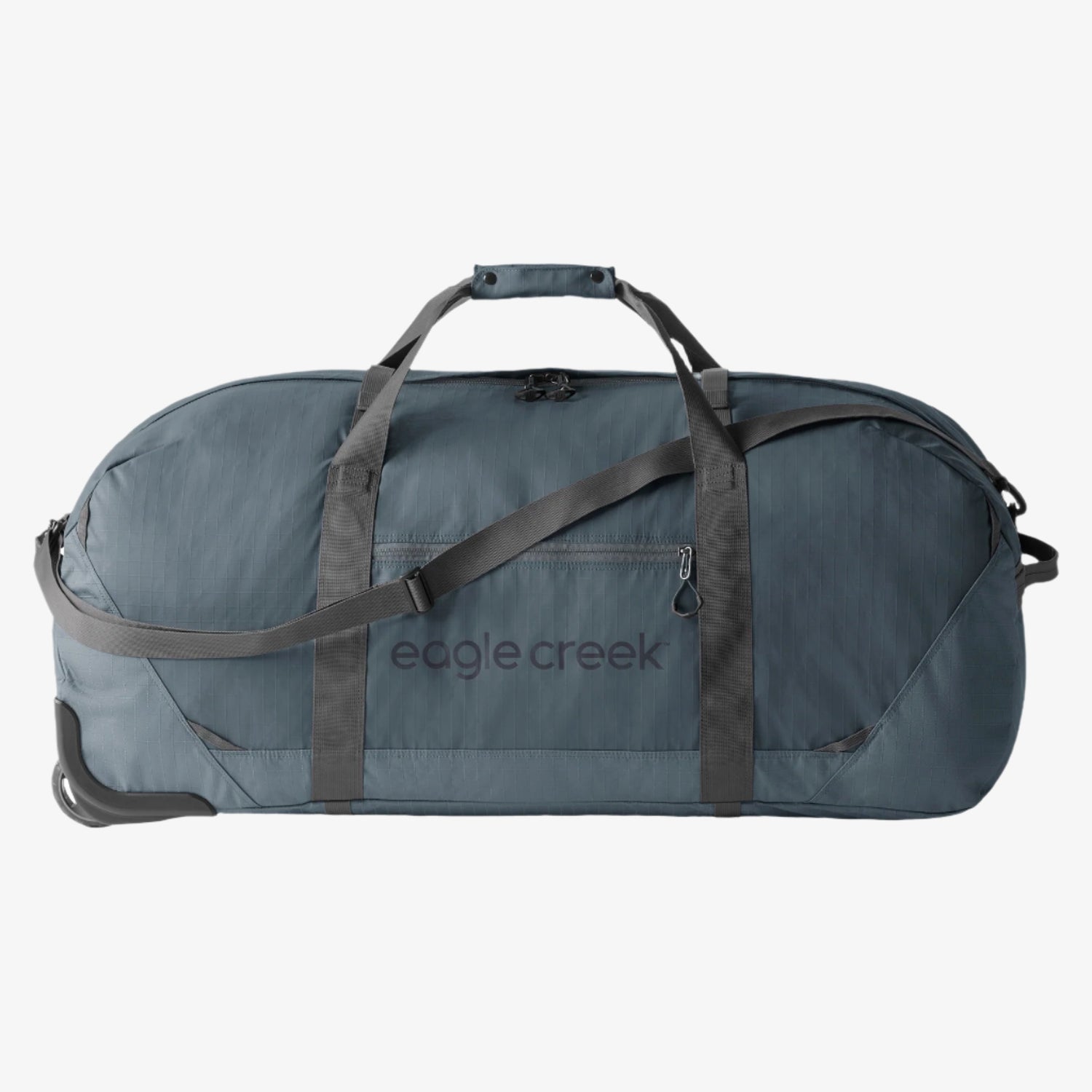 Grey Rolling Duffel Bag Large