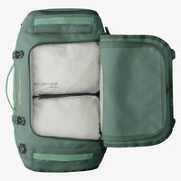 Green Travel Duffel Bag Internal Organization Eagle Creek