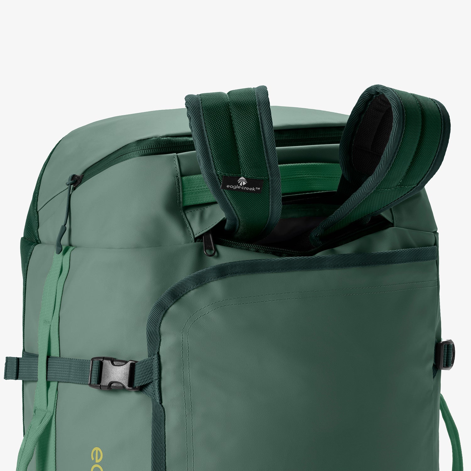 Green Duffle Bag With Backpack Straps Eagle Creek