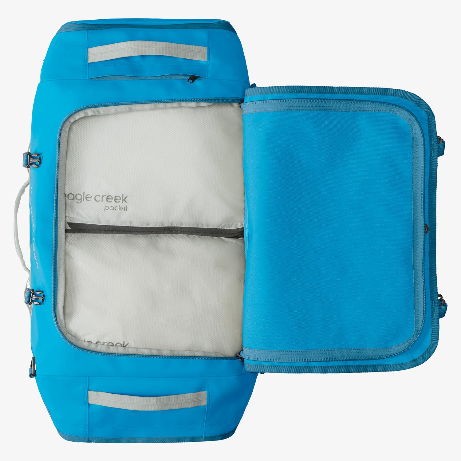 Blue Duffle Bag Internal Organization Eagle Creek