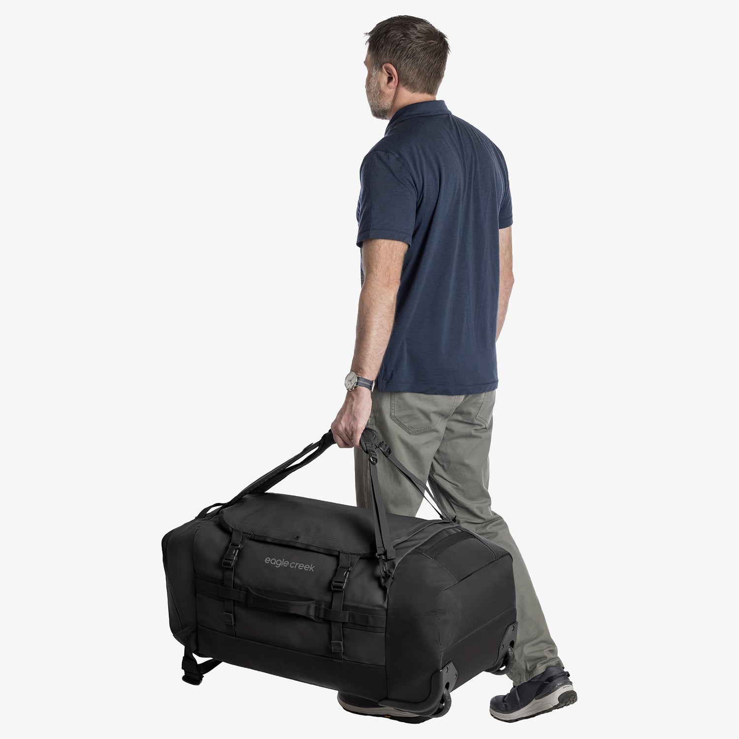 best duffel rolling bag for overseas travel New York XPress 30" Expandable Duffle w/Wheels and Handle | Extra Large Capacity, 2-Layer Space,Multiple Pockets, Duffle Bag Men Wome,TBL-074,Blue Adjustable compression straps for additional security have rubberized buckles for comfort The Best Duffel Bags of