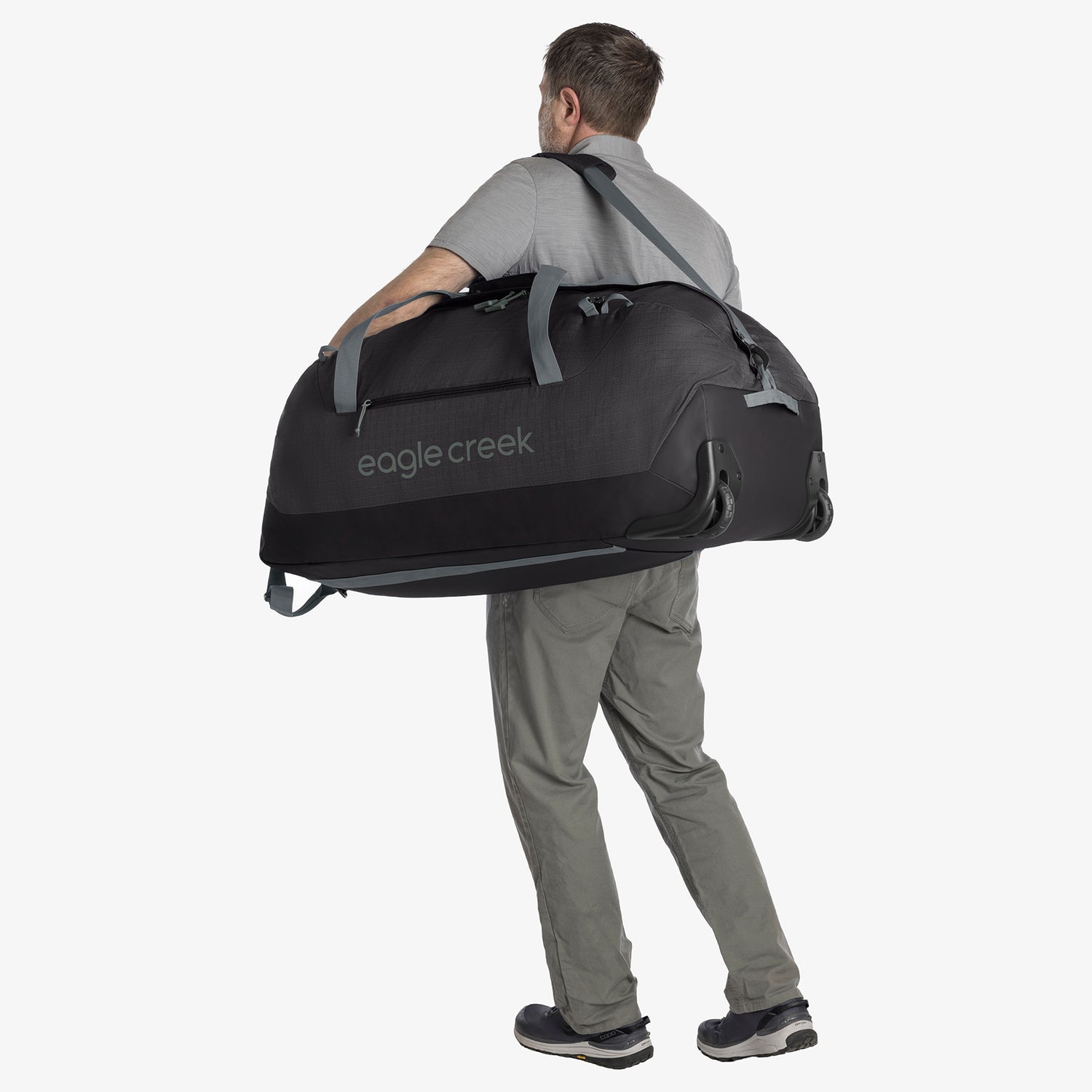 Black Large Rolling Duffle Bag Eagle Creek
