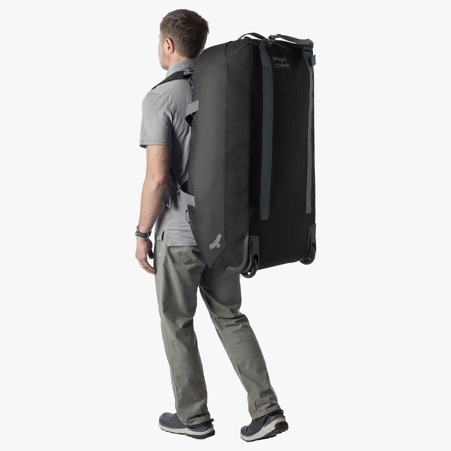 No Matter What 120L Large Rolling Duffel Bag