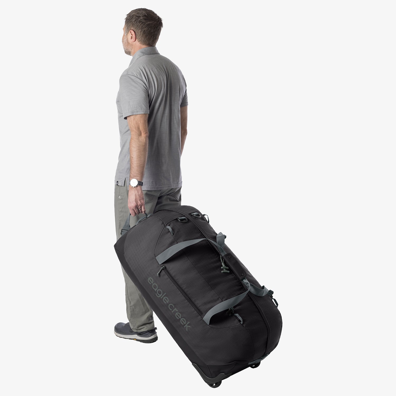 No Matter What 120L Large Rolling Duffel Bag