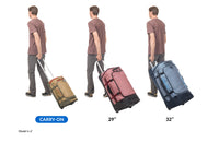 Cargo Hauler XT 21.5 Wheeled International Carry-On Duffel - Earth Red International Carry On Bag Size Eagle Creek View 14