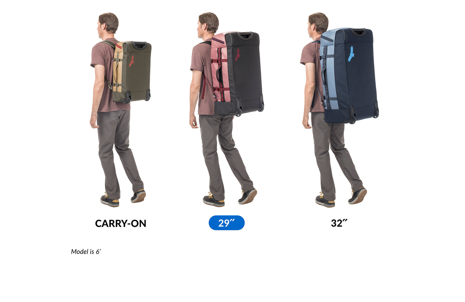 Glacier Blue Best Duffel Luggage with Wheels Eagle Creek