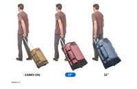 Glacier Blue Best Wheeled Duffel Bag for Checked Luggage