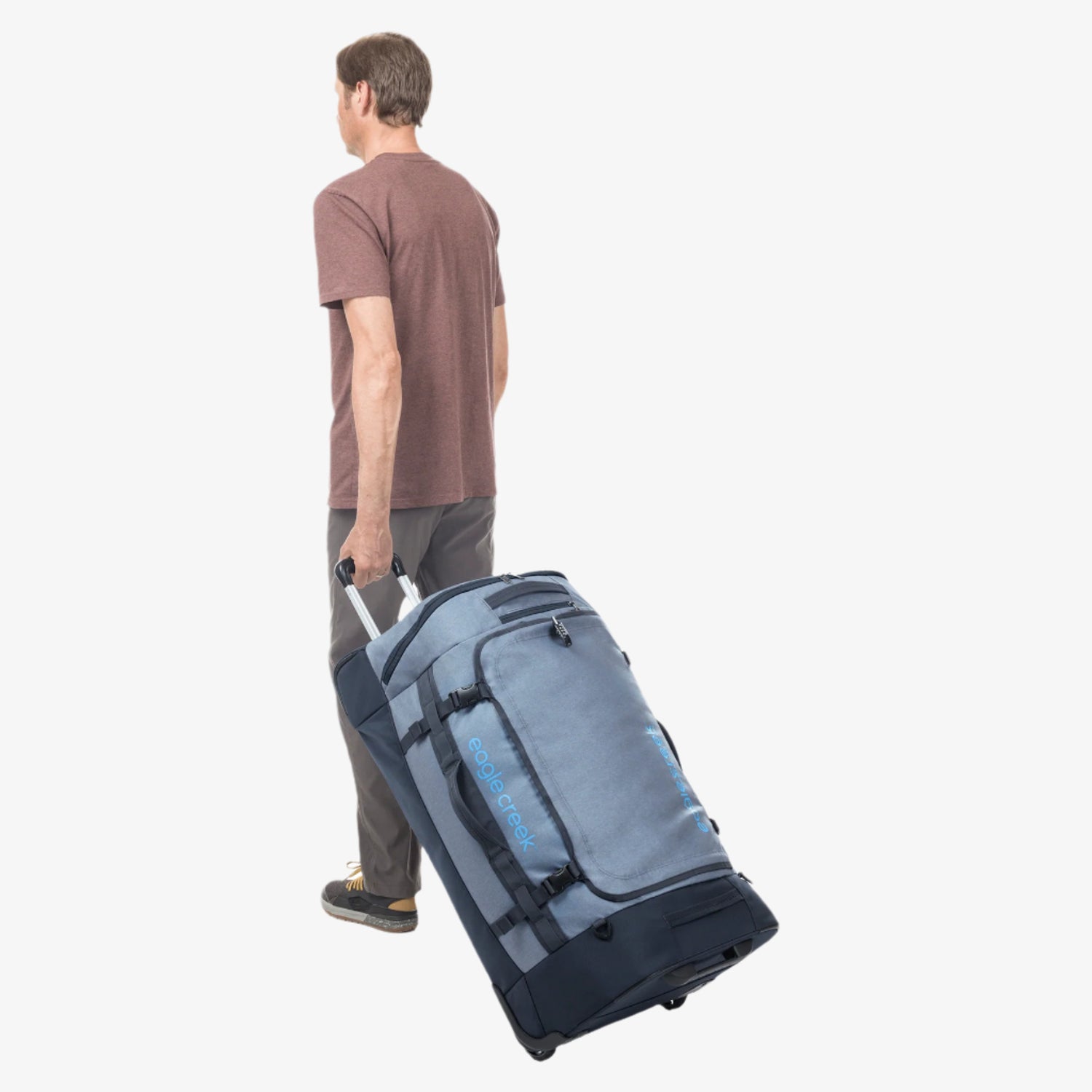 Blue Best Duffel Luggage with Wheels Eagle Creek