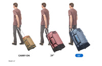 Safari Brown Best Wheeled Duffel Bag for Checked Luggage