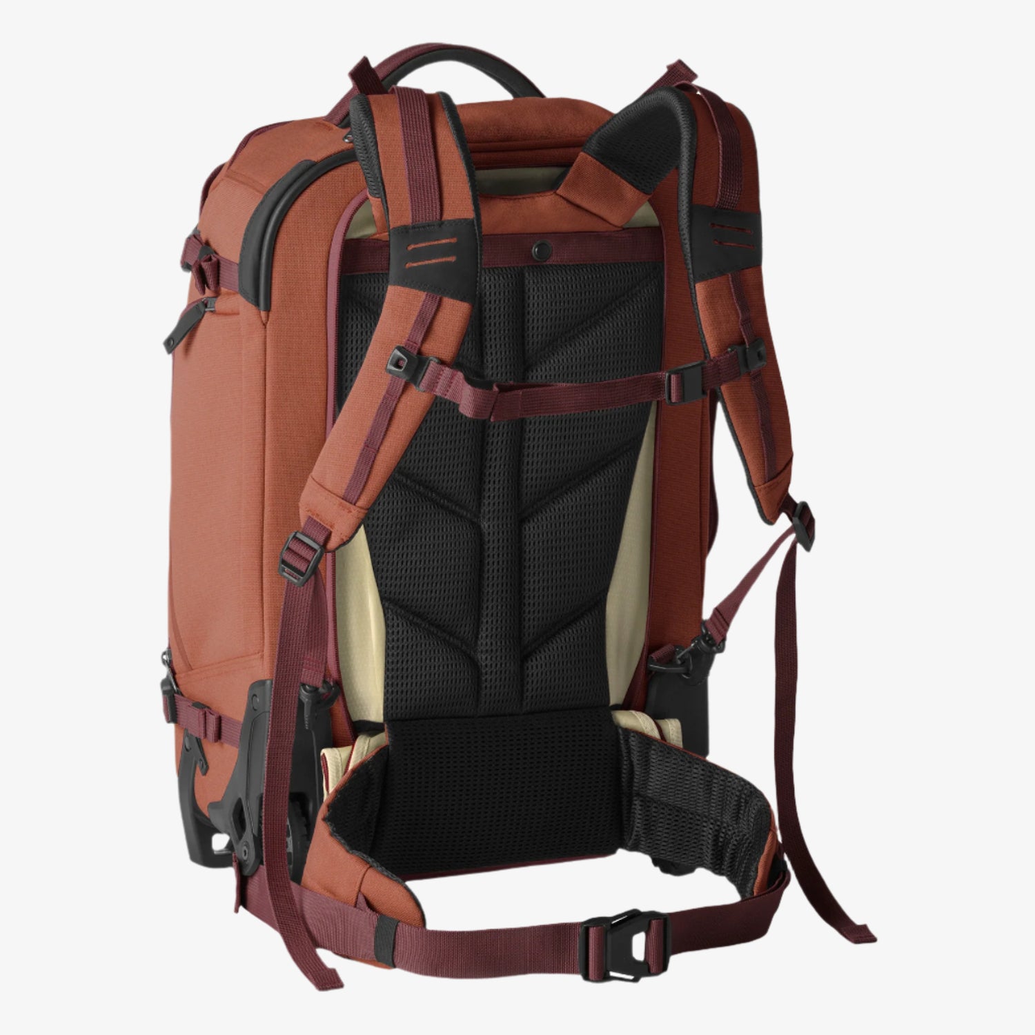 Sequoia Red Convertible Luggage with Wheels