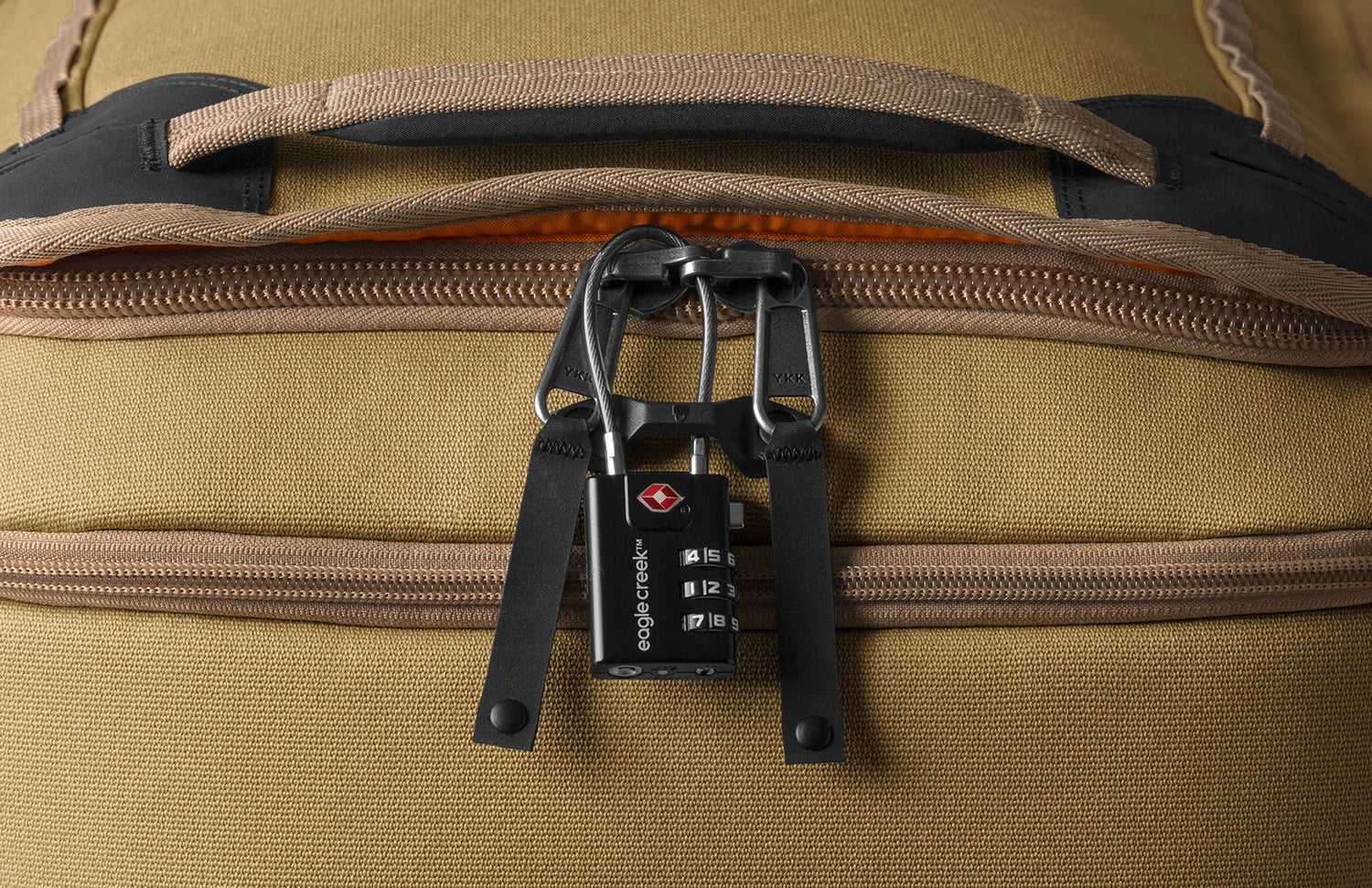 Gear Warrior XE 2-Wheel 27 Luggage - External Zipper Detail View 