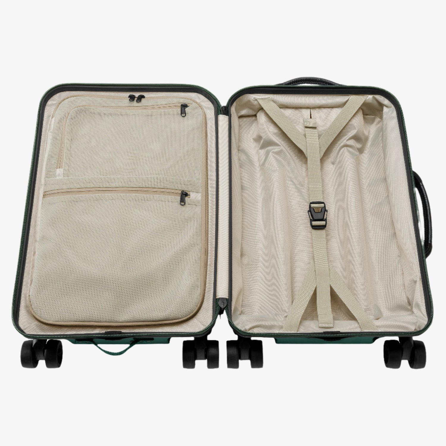 Green Carry On Suitcase Interior Detail Eagle Creek