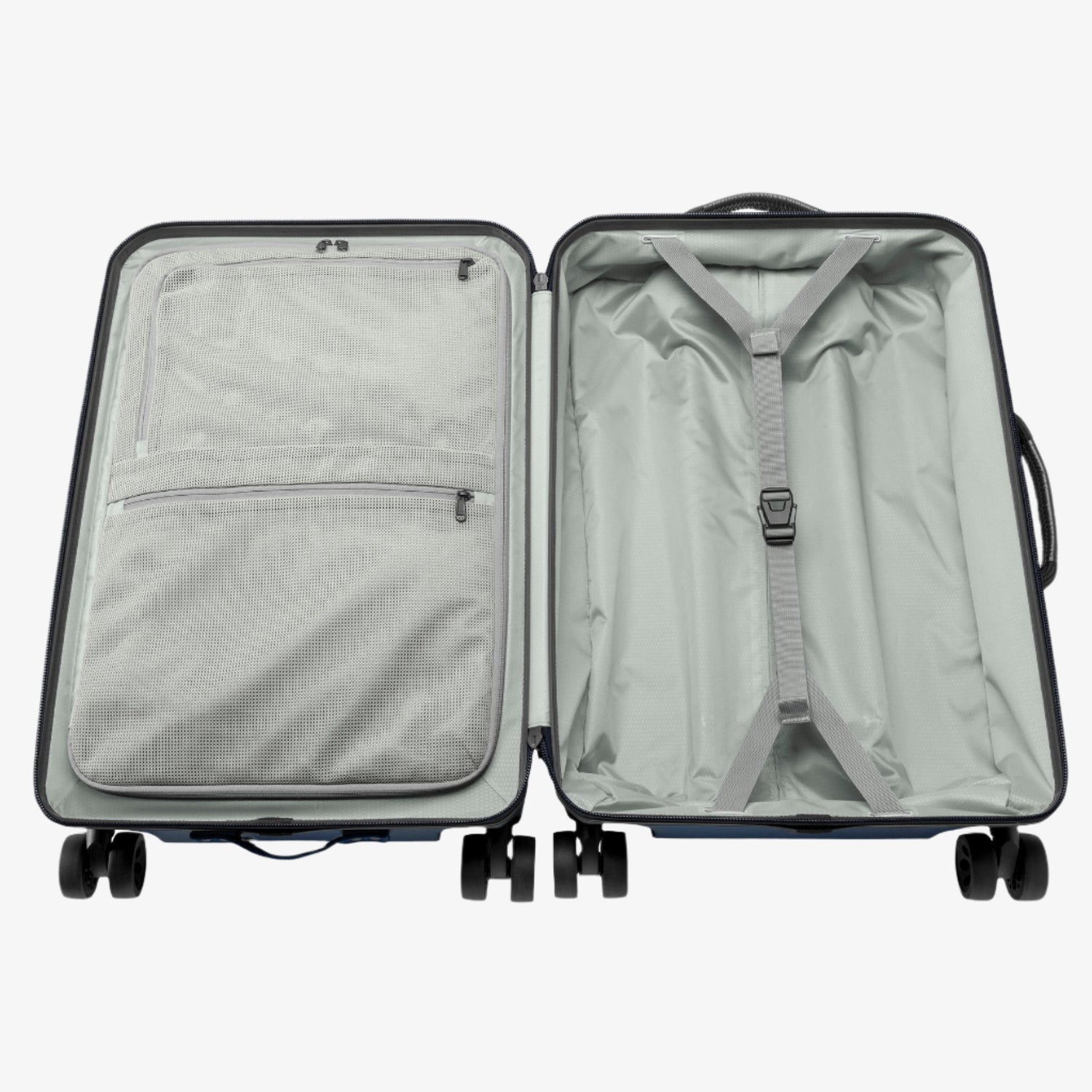 Blue Checked Luggage
