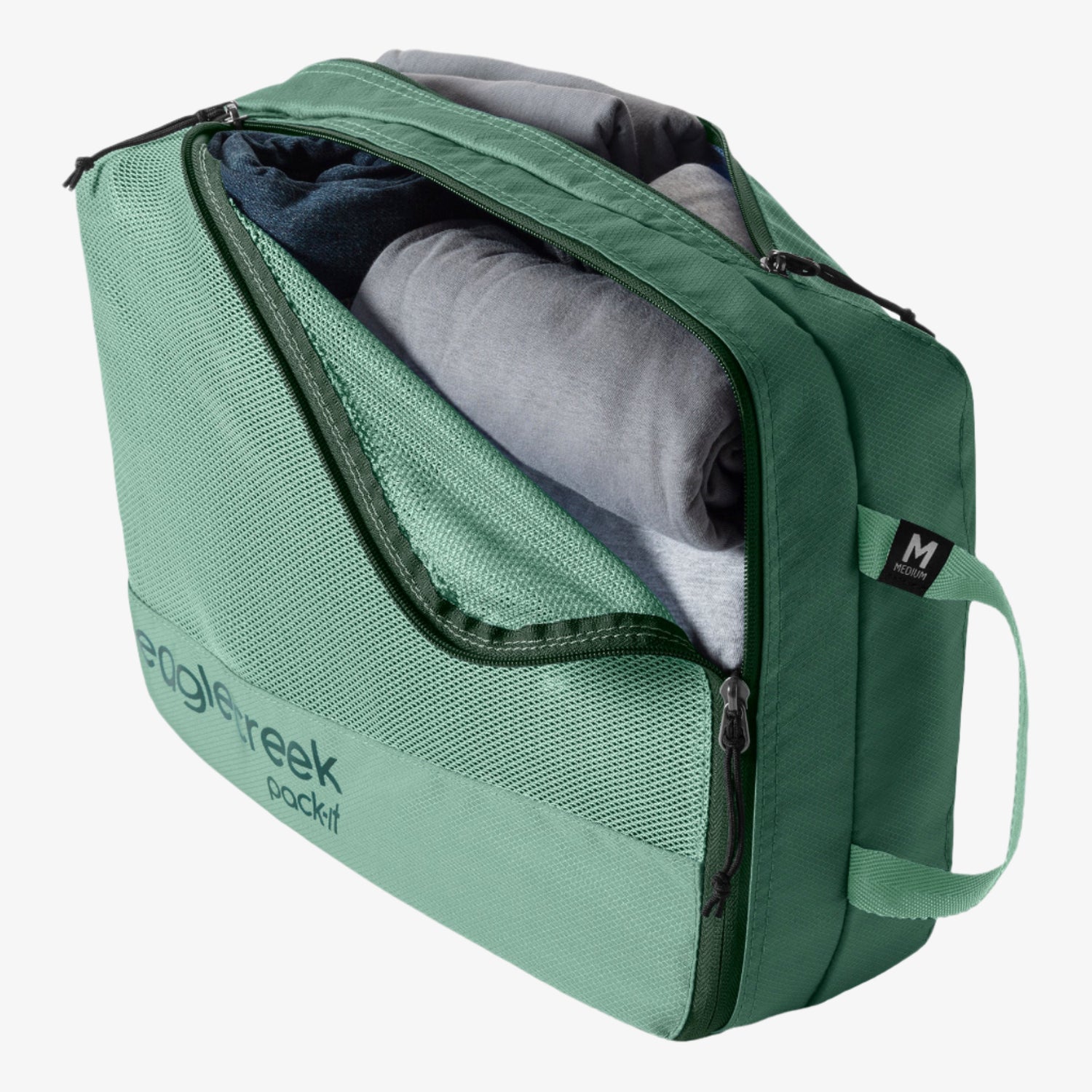 Green Double-Sided Packing Cube Eagle Creek