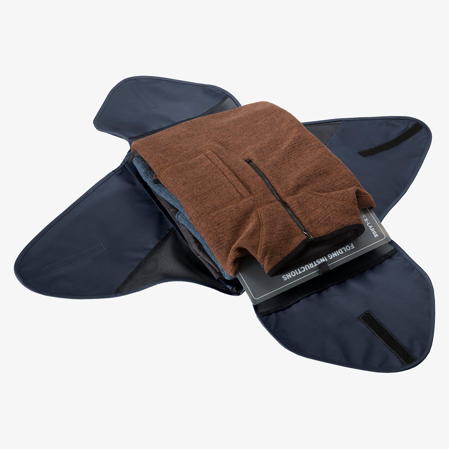 Navy Blue Open Garment Folder Eagle Creek