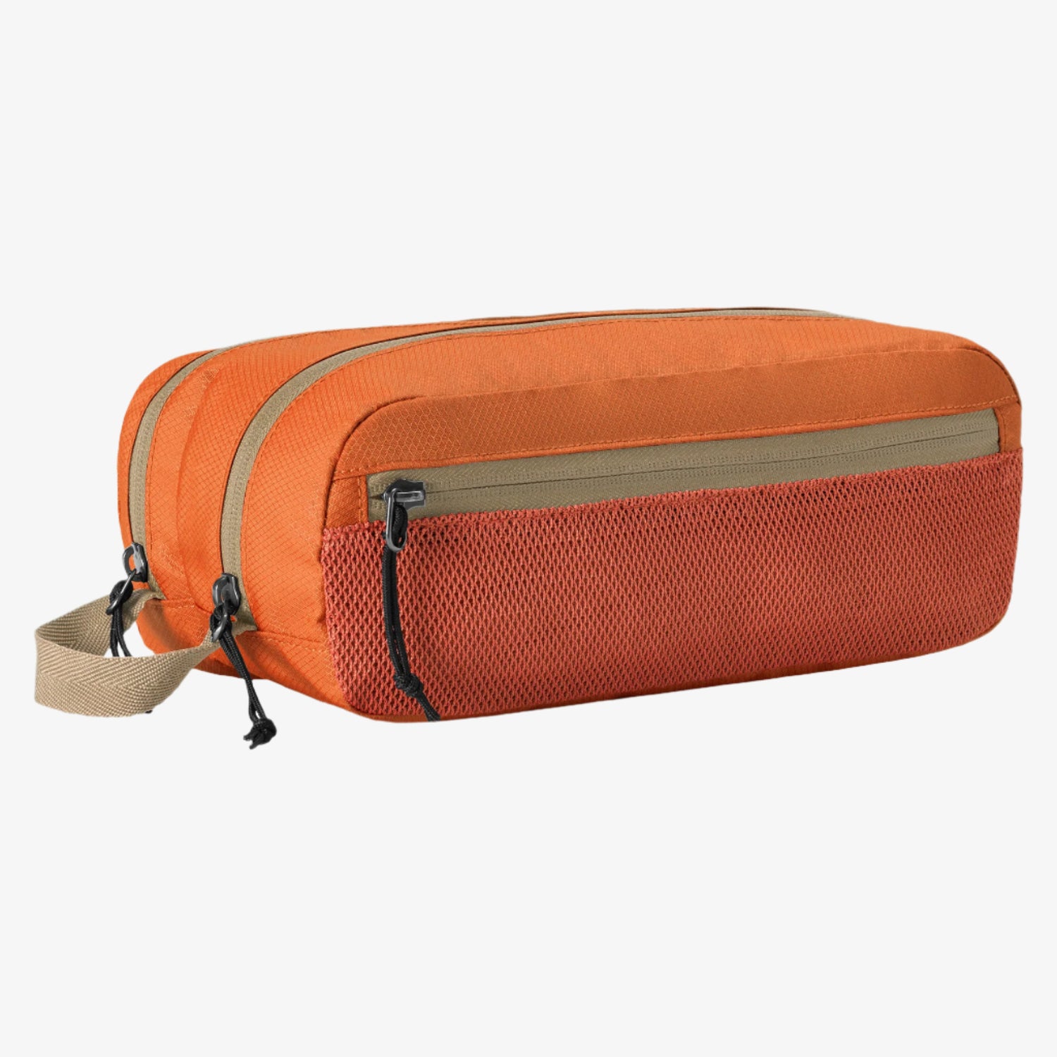 Mandarin Orange Mens Toiletry Bag