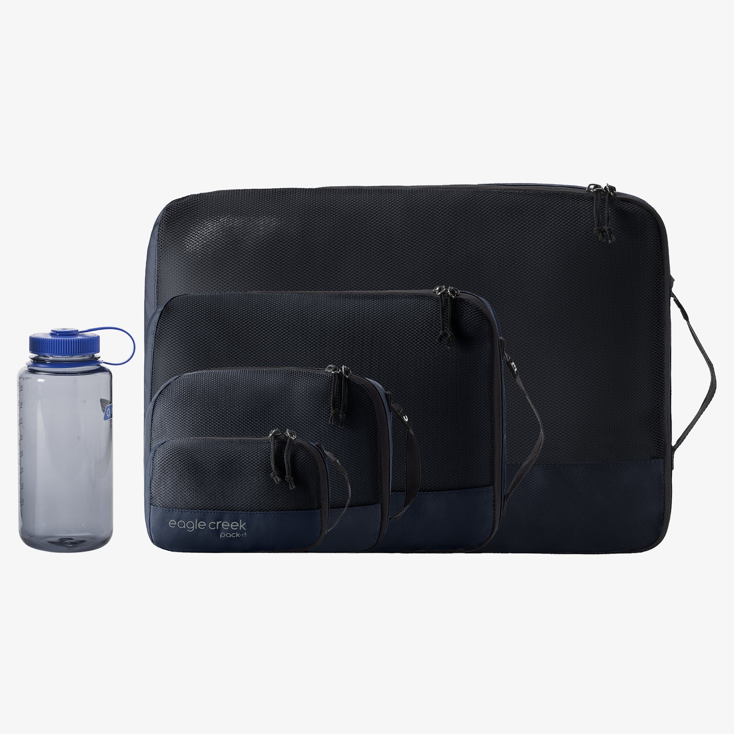 Eagle Creek Navy Blue Packing Cubes Size Comparison