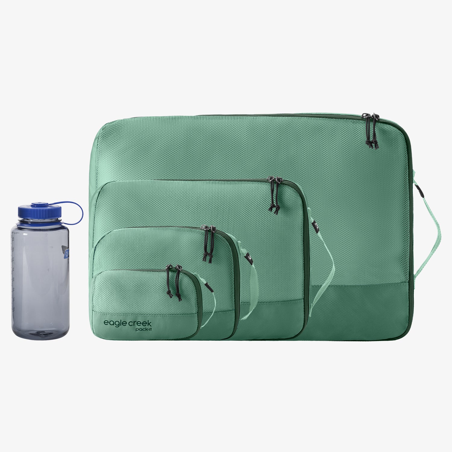 Eagle Creek Green Packing Cubes Size Comparison