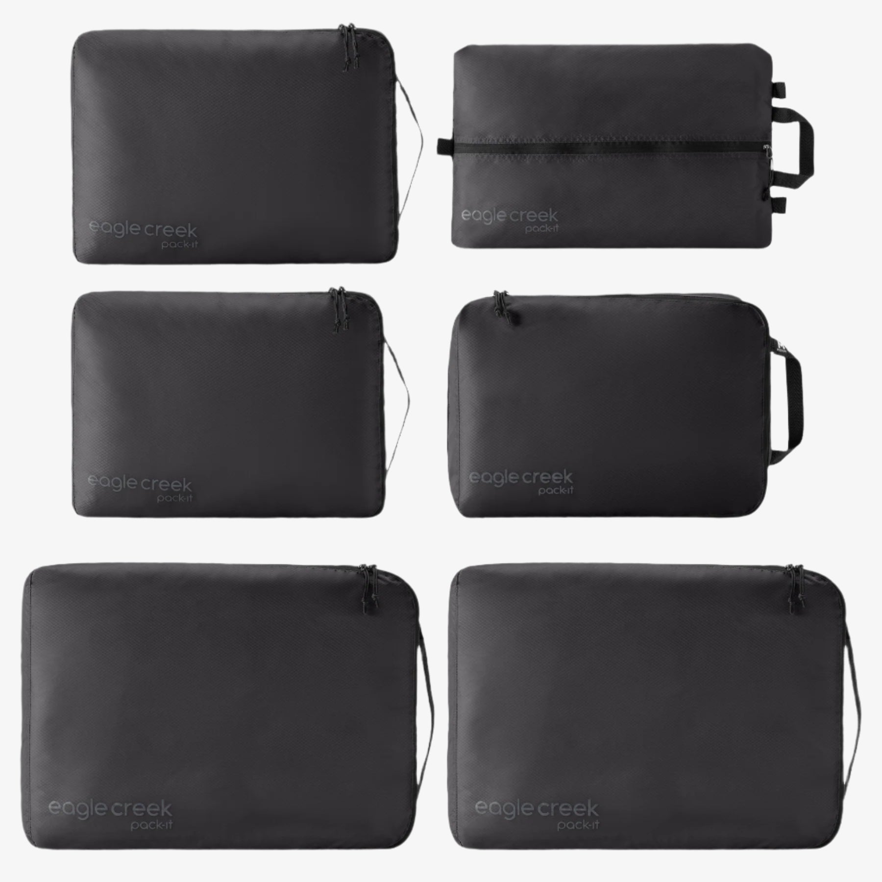 Pack-It® Isolate Extended Stay Packing Cube Set Black