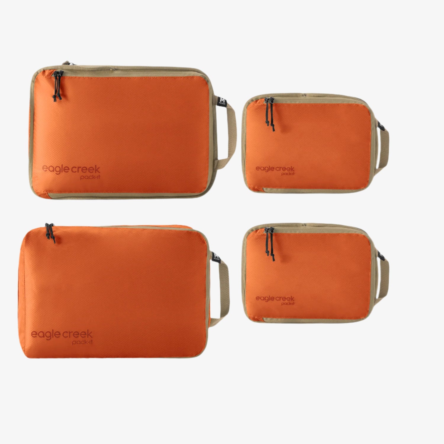 Pack-It® Isolate Carry-On Set - Mandarin Orange Packing Cubes Eagle Creek View 