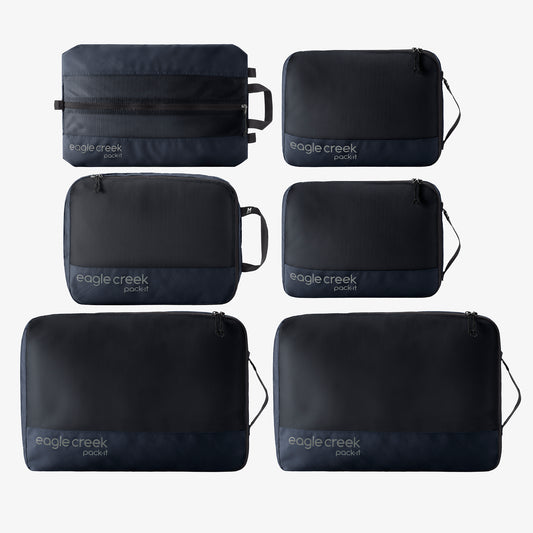 Navy Blue Packing Cubes Set Eagle Creek